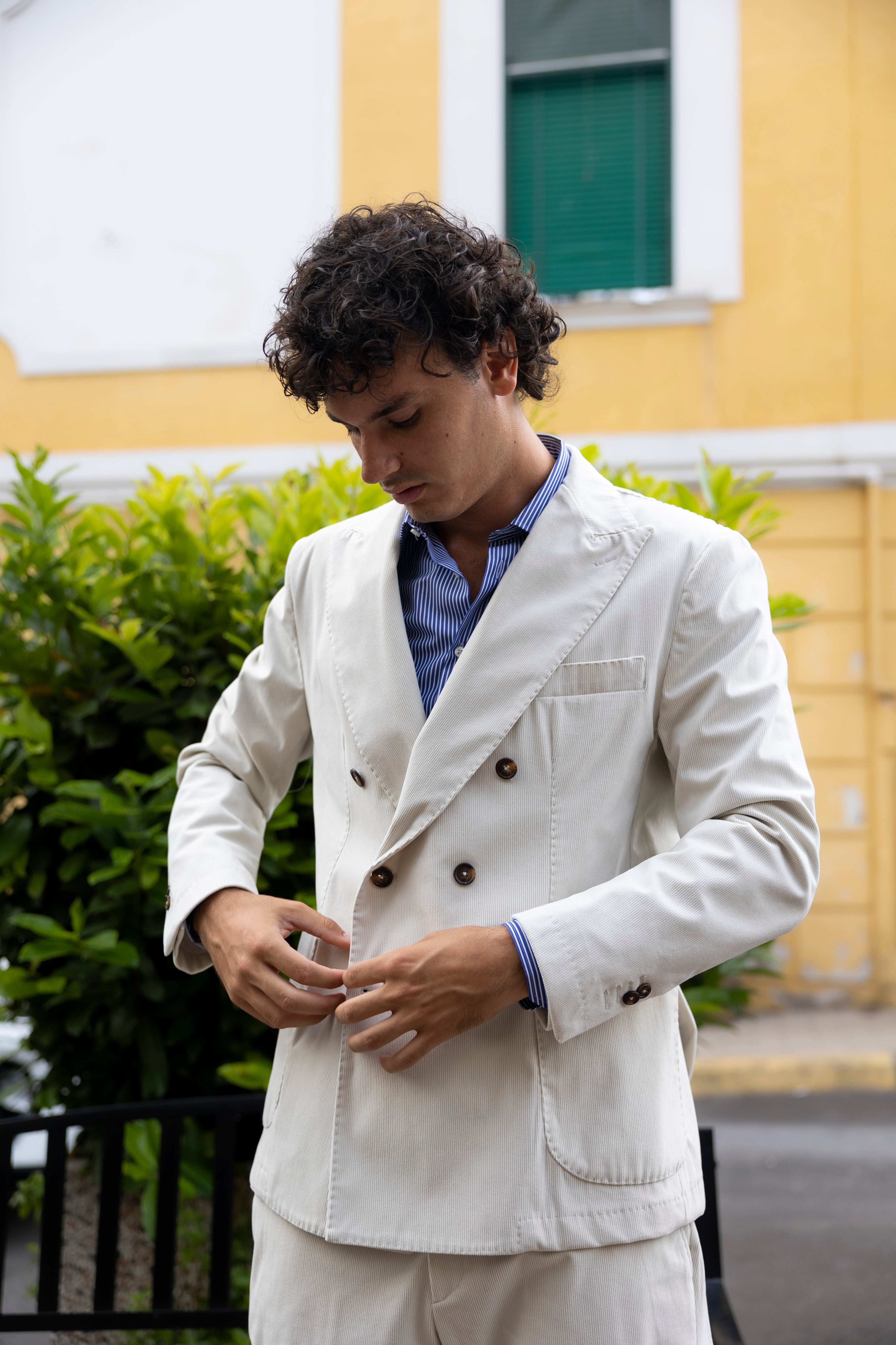 Abito Velluto Bianco