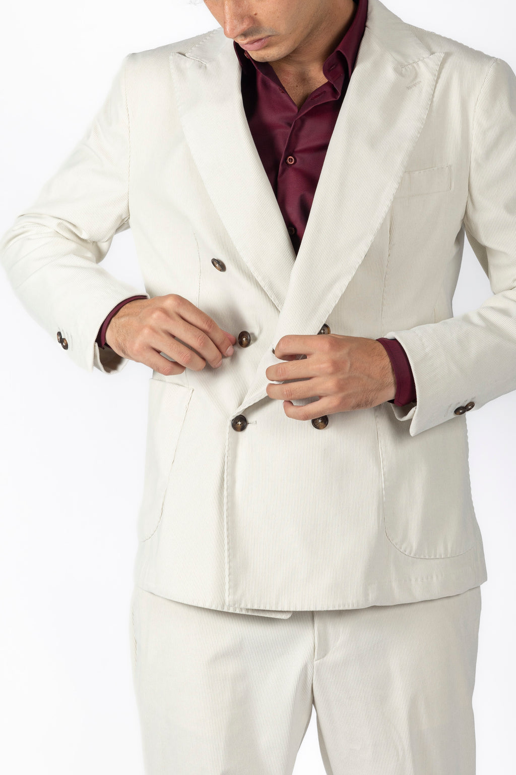 Abito Velluto Bianco