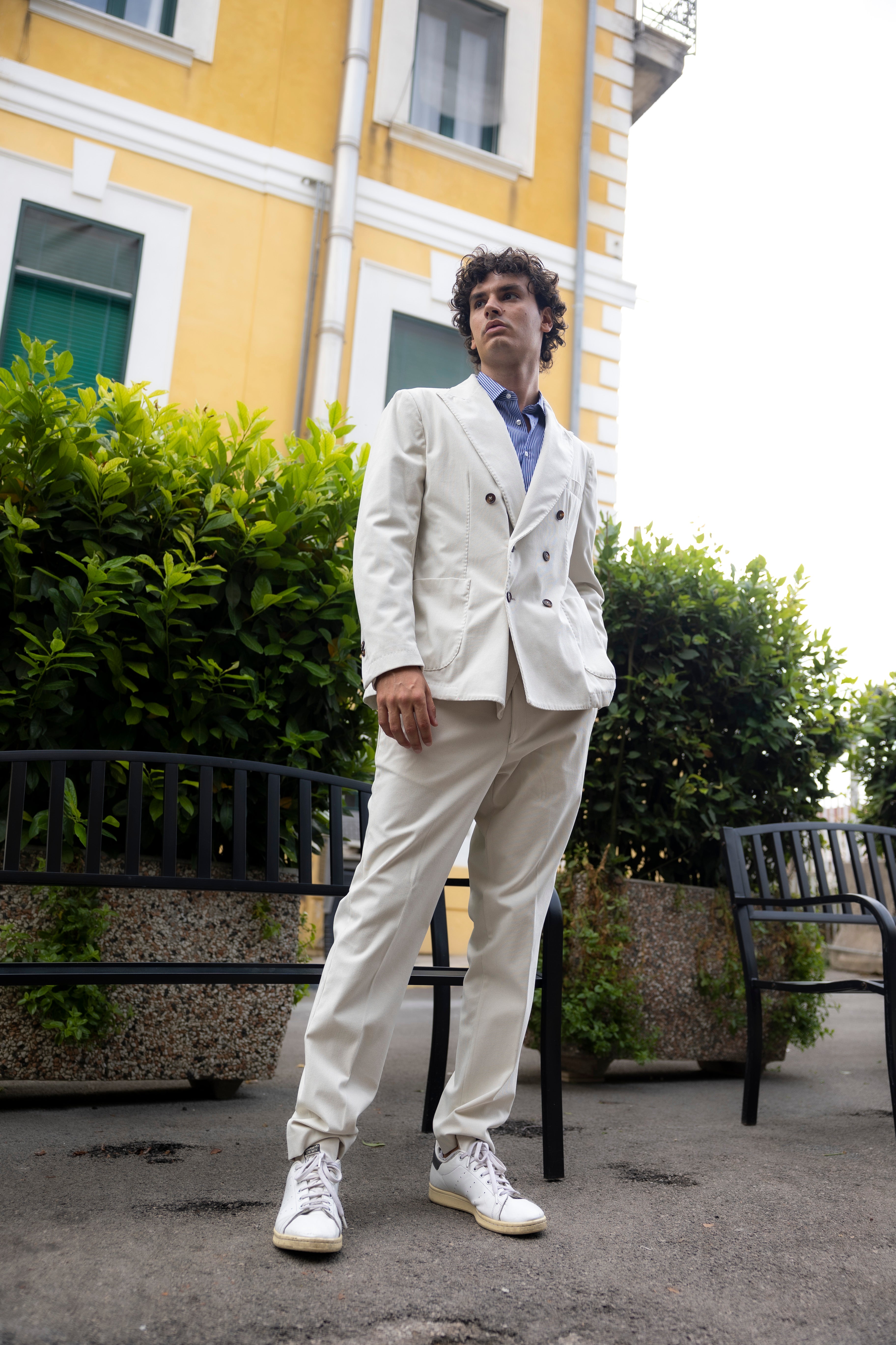 Abito Velluto Bianco