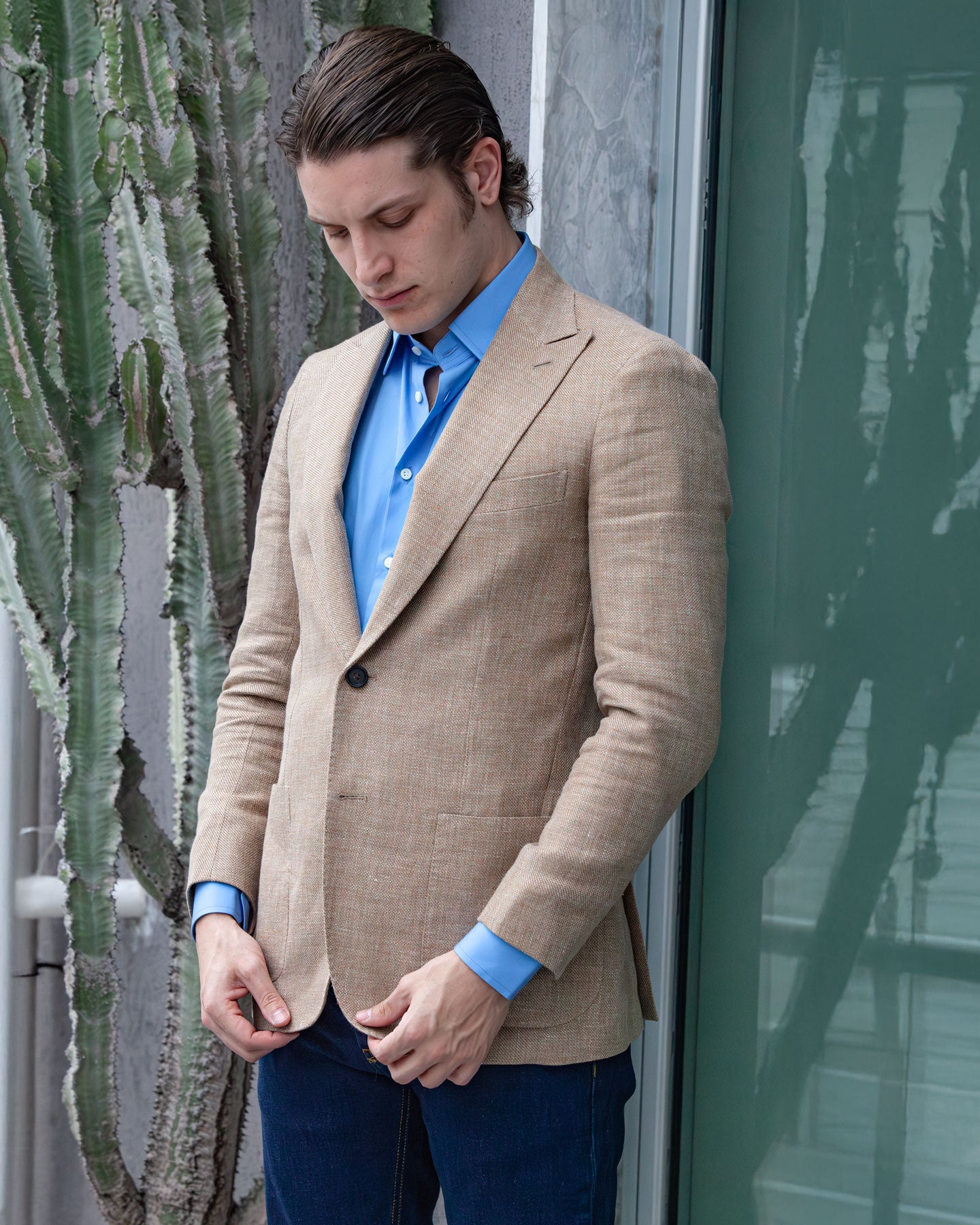 Giacca Lino & Lana Vergine – Sfoderata, Lancia e Look Casual Chic