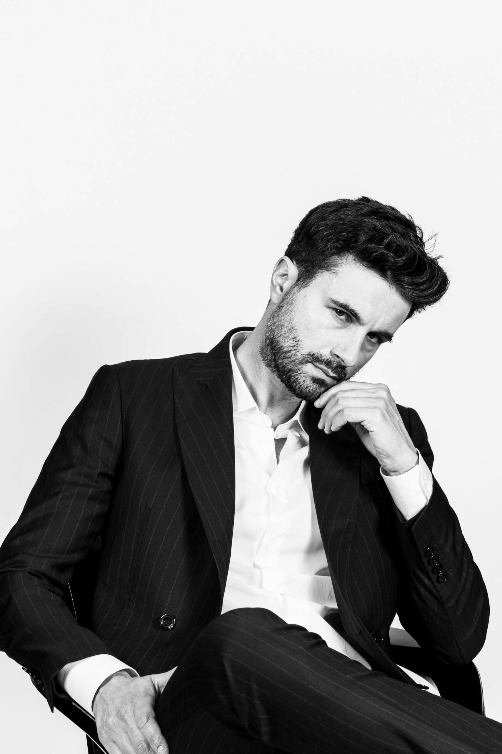 Abito Doppiopetto Gessato