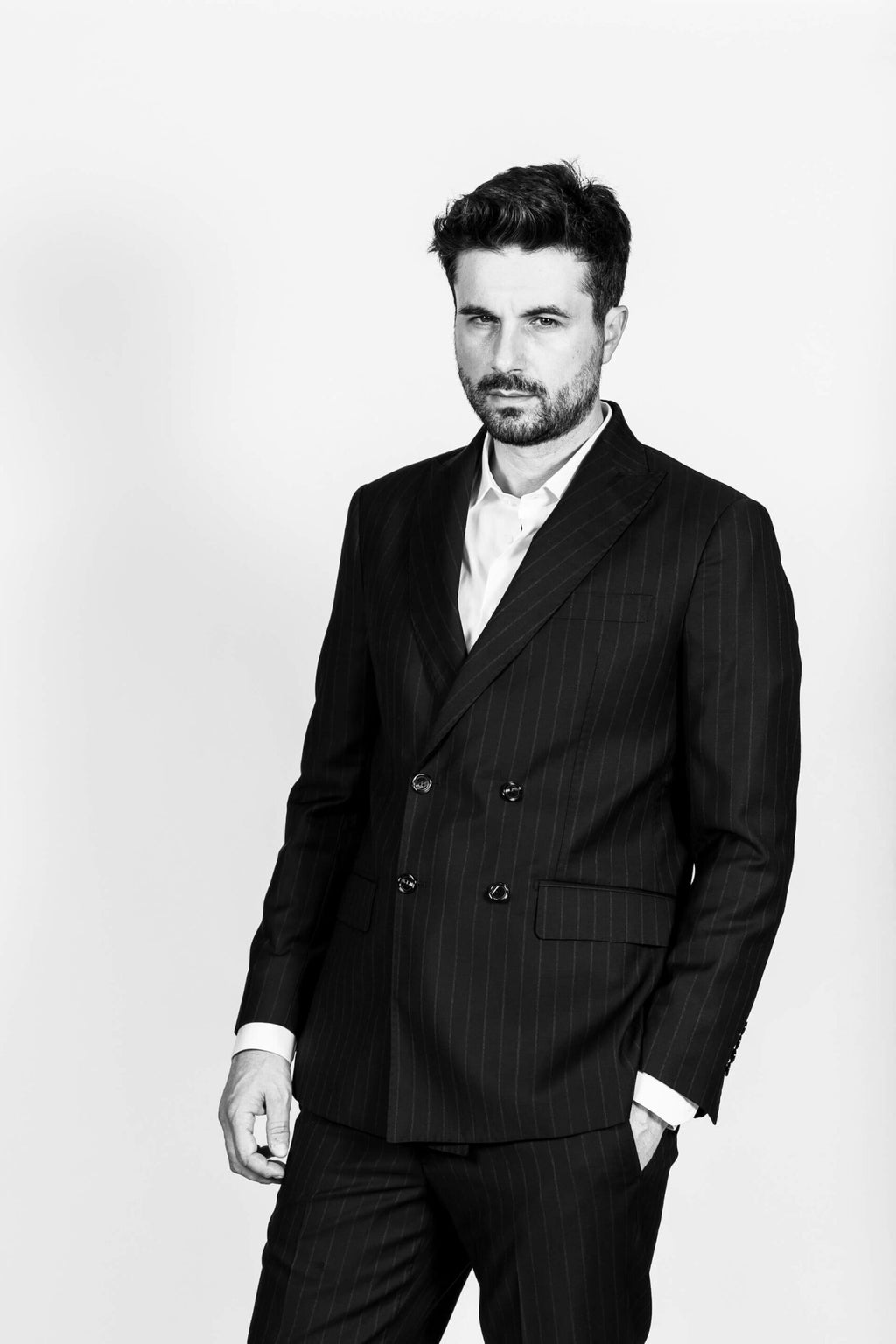 Abito Doppiopetto Gessato