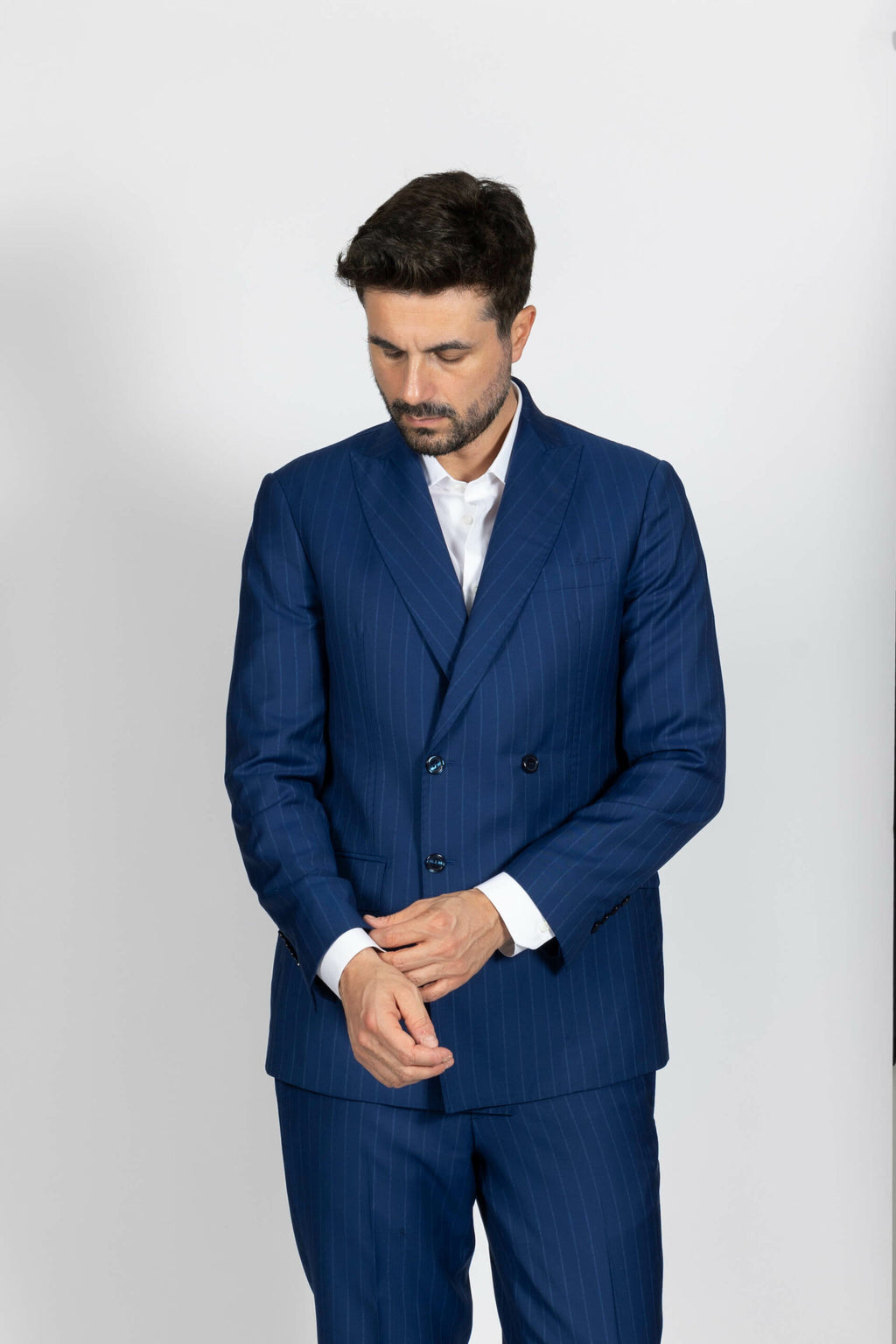 Abito Doppiopetto Gessato